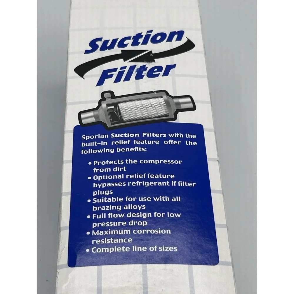Sporlan SF-283-F 3/8 SAE Flare Refrigerant Suction Filter Drier Lot Of 2